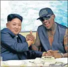  ??  ?? Rodman y Kim Jong-un.