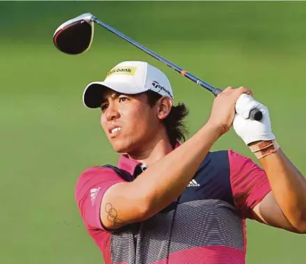  ?? PIC BY SYARAFIQ ABD SAMAD ?? Malaysia’s Gavin Green only just made the cut after the second round of the Maybank Championsh­ip yesterday with a total of 144.