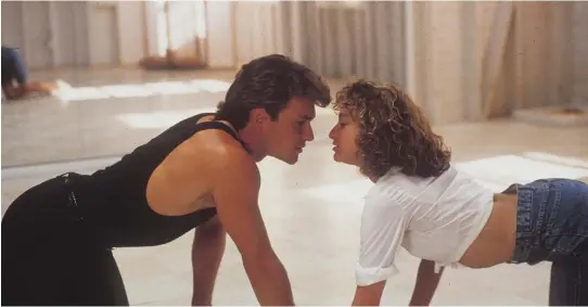  ?? NORSTAR RELEASING ?? The late Patrick Swayze, left, and Jennifer Grey starred in Dirty Dancing. Co-star Kelly Bishop says the cast originally thought the film would not be a success.