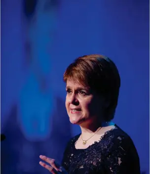  ??  ?? Nicola Sturgeon: ‘SNP is in great heart’