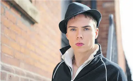  ?? supplied ?? Luka Rocco Magnotta, here is a photo from his website, is wanted in the dismemberm­ent killing of student Jun Lin.