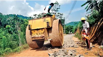  ??  ?? Even though Sri Lanka has the greatest road density among South Asian countries, its infrastruc­ture suffered from neglect as a result of decades of civil conflict