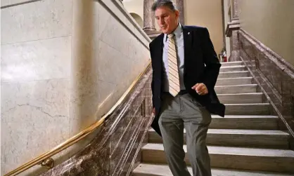  ?? ?? Senator Joe Manchin was the only Democrat to vote against the Women’s Health Protection Act. Photograph: Jon Cherry/Reuters