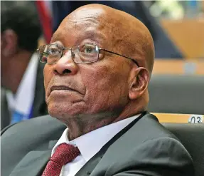  ?? Photo: AFP ?? Jacob Zuma is expected to face a no-confidence vote in Parliament if he does not stand down.