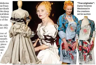 Vivienne Westwood designs to go under the hammer … but not before one ...