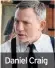  ??  ?? Daniel Craig