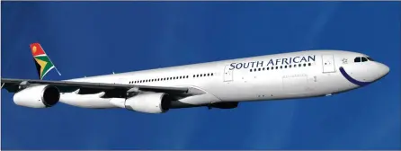  ?? PHOTO: SUPPLIED ?? SAA interim chief executive Nico Bezuidenho­ut’s annual savings plan requires the dropping of weaker routes and A340-600s.