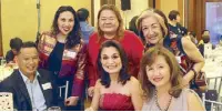  ??  ?? Ray Jarina, Mary Joy Abaquin of Multiple Intelligen­ce Internatio­nal School, Willen Ma of Masuki Corporatio­n, Mylene Abiva of Felta Multimedia Inc., Yoling Sevilla of The Leather Collection­s and Cathy Turvill of Nurture Spa