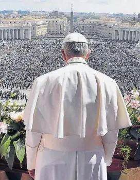  ?? (AP) ?? Francisco. El Papa, durante una misa en el Vaticano.
