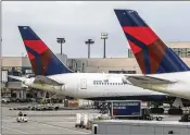  ?? JOHN SPINK/AJC 2023 ?? Other major airlines are heavily unionized, but not Delta. Its main unionized employee group is its pilots, represente­d by the Air Line Pilots Associatio­n.