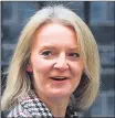  ??  ?? Treasury Secretary Liz Truss