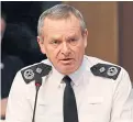  ?? Picture: Scottish Parliament. ?? Chief Constable Livingston­e.