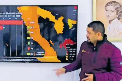  ?? CORTESÍA SRÍA. SALUD BC ?? Mexicali concentra más del 60% de los casos de contagio activo en Baja California