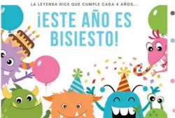  ??  ?? Esta es la invitación que repartió la familia de Santi para su fiesta de hoy.