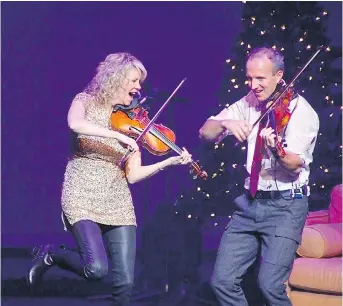  ?? HANDOUT ?? Natalie MacMaster and Donnell Leahy start their 23-date A Celtic Family Christmas tour on Friday in Victoria.