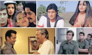  ??  ?? Actor Vinod Khanna starred in dozens of films alongside older and new generation stars.