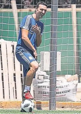  ?? (AP) ?? Feliz. Lionel Scaloni será el DT de Argentina hasta la Copa América.