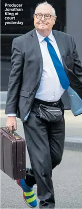  ?? Picture: JONATHAN BUCKMASTER ?? Producer Jonathan King at court yesterday