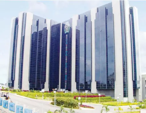  ??  ?? Central Bnak of Nigeria (CBN) headquarte­rs in Abuja.
