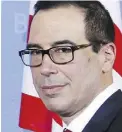  ??  ?? Steven Mnuchin