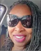  ??  ?? TRIAL BY SOCIAL MEDIA: Footage Labour MP Dawn Butler posted showing her being questioned by a police officer who stopped the car she was travelling in