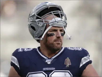  ?? ADAM HUNGER — THE ASSOCIATED PRESS ?? Tight end Jason Witten is joining the Raiders after 16seasons with the Cowboys in which he had 1,215recepti­ons for 12,977yards and 72TDs.