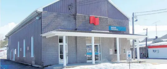  ??  ?? As of August 18, 2017, the operations of the National Bank, Bourget branch, will be relocated to the Casselman branch. For the city of Clarence-Rockland, such closures seem to be getting particular­ly common in past recent years; in addition to the...