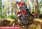  ??  ?? CHAMPION 2014