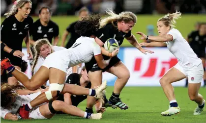  ?? Photograph: Michael Bradley/AFP/Getty ?? ‘In New Zealand, a record crowd saw the host nation defeat England by a cruelly narrow margin in the Women’s Rugby World Cup final.’