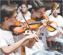  ?? DIVULGAÇÃO ?? Espetáculo na Cidade das Artes terá 1,1 mil instrument­istas jovens