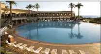  ?? PELICAN HILL ?? The Coliseum Pool at The Resort at Pelican Hill overlooks stunning views of the Pacific Ocean in Newport Beach.