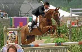  ??  ?? Blyth Tait and Ready Teddy on their way to the 1996 Olympic Games three-day eventing title in Atlanta.