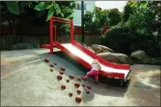  ?? CLARA MOKRI — THE NEW YORK TIMES ?? A child plays in the playground at the Noe Valley Town Square in San Francisco on Tuesday. Noe Valley neighbors had been pleading for a public toilet in the town square since it was converted from a parking lot in 2016.