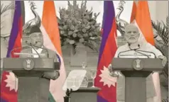  ?? SONU MEHTA/HT PHOTO ?? ■ India and Nepal should, through resilient and mutually accommodat­ive diplomacy, resolve the issue. A prolonged dispute will be exploited by third parties