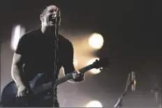  ?? ASSOCIATED PRESS ?? IN THIS MARCH 27, 2014, FILE PHOTO, Trent Reznor of Nine Inch Nails performs at the Vive Latino music festival in Mexico City, Mexico. The band will be inducted into the Rock and Roll Hall of Fame.