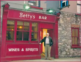  ??  ?? Seán Fuller opened Betty’s doors to the public over Easter 2001 and over a few weeks and months refurbishe­d the bar from the ground up.