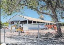  ?? Chris Day Las Vegas Review-journal ?? Protectors of Floyd Lamb Parkattule Springs say in a lawsuit that renovating the park’s hay barn violates terms of the park’s transfer from state to city control in 2007.