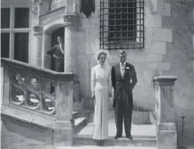  ??  ?? 0 The Duke of Windsor wed Wallis Warfield – the former Mrs Simpson – in a private ceremony on this day in 1937