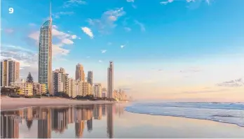  ??  ?? The Gold Coast’s world famous beaches are perfect destinatio­ns for splashing around.