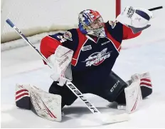  ?? DAN JANISSE FILES ?? Former Windsor Spitfires goaltender Michael DiPietro will make his debut with the Ottawa 67’s today.