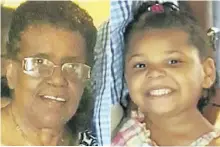  ?? ASSOCIATED PRESS ?? Barbara Briley, left, and her great-granddaugh­ter La’Myra Briley, 5, were found alive near their vehicle on private property south in Dinwiddie County, Va., after going missing last weekend.