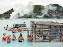  ?? ISTOCK ?? Iceland’s attraction­s like The Blue Lagoon keep the tourists coming.