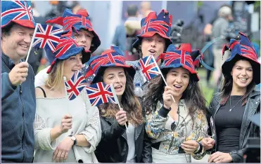  ??  ?? CELEBRATIO­N: Leave voters greeting the result of the EU referendum in June 2016