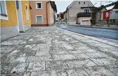  ?? ?? Die Sanierung und Erneuerung der Donauwörth­er Straße in Harburg geht ihrem Ende entgegen.