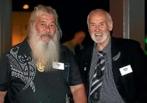  ??  ?? Stewart Bull and Michael Skerrett.