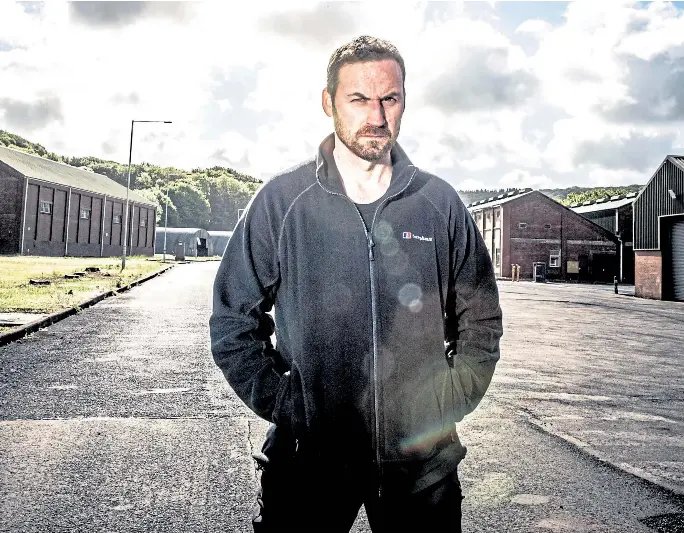  ?? ?? Colin had PTSD after his time in the armed forces and set up his own charity to help veterans with similar issues.