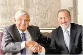  ??  ?? López Obrador y José Antonio Meade.