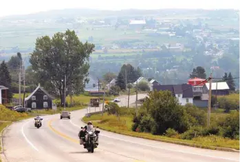  ?? OLIVIER ZUIDA LE DEVOIR ?? Le village des Éboulement­s, dans la région de Charlevoix