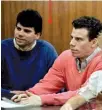  ??  ?? December 1992 Lyle and Erik Menendez The brothers go on trial for killing their parents. Despite claiming their father sexually abused them, they are convicted of first-degree murder and conspiracy and must spend the rest of their lives in prison.