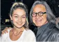  ??  ?? Gigi Hadid with her father, Mohamed, who has been ordered to demolish his mansion